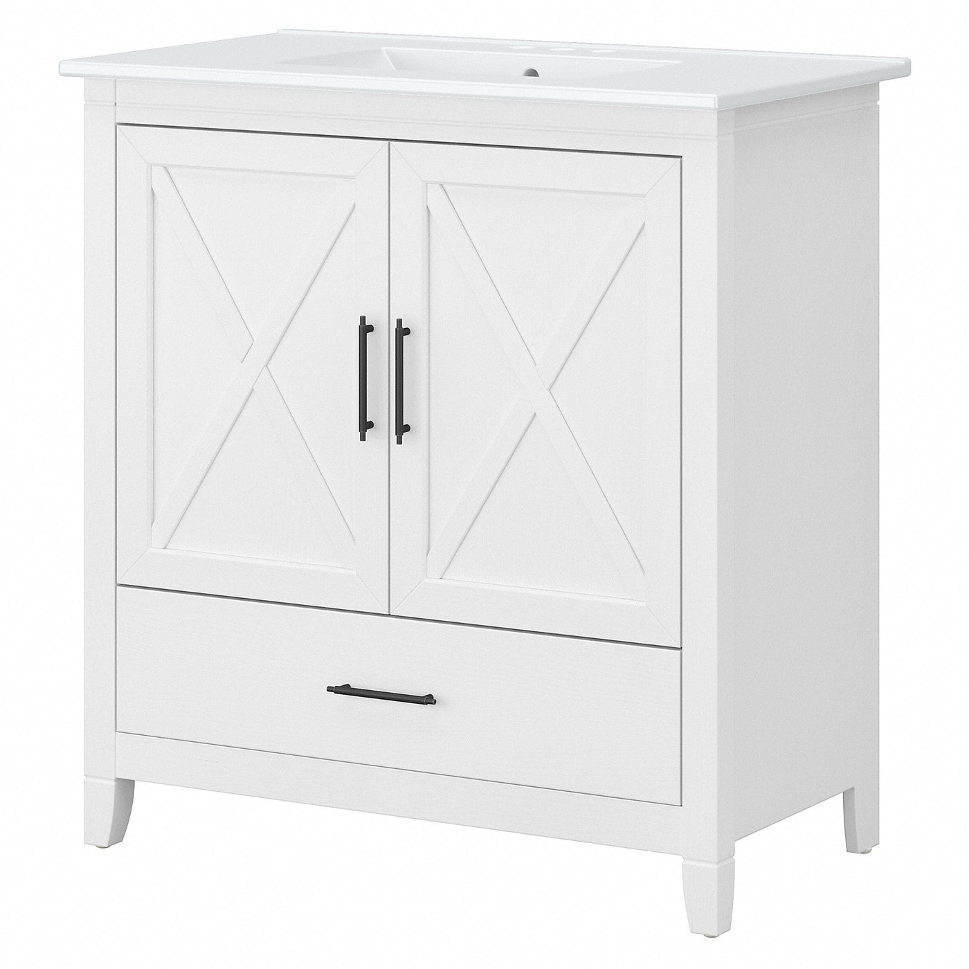 Meuble-lavabo Key West 32 W avec lavabo par Bush Furniture