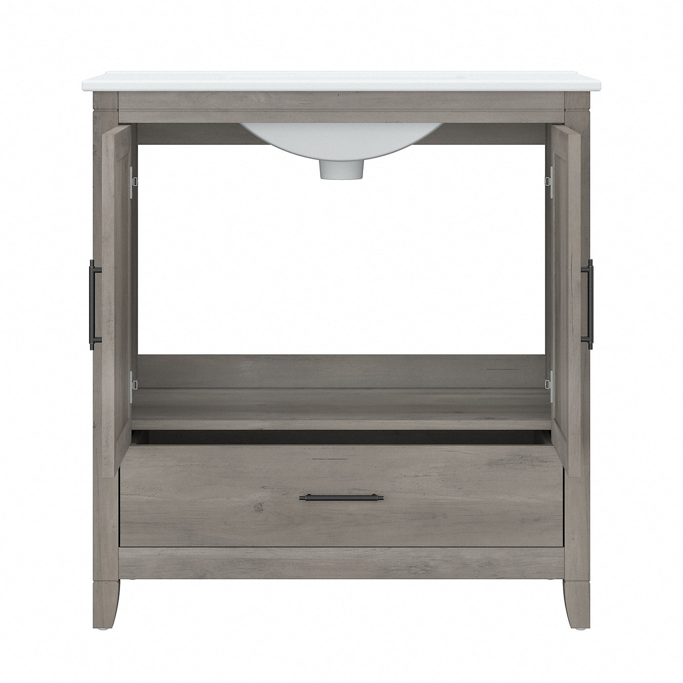 Meuble-lavabo Key West 32 W avec lavabo par Bush Furniture