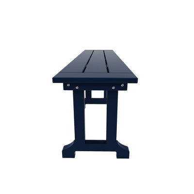 Banc de terrasse extérieur Polytrends Laguna en PEHD toutes saisons 65