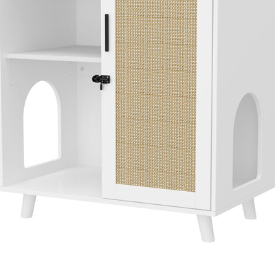 Enceinte de bac à litière pour chat Meubles Table d'appoint Canapé Table