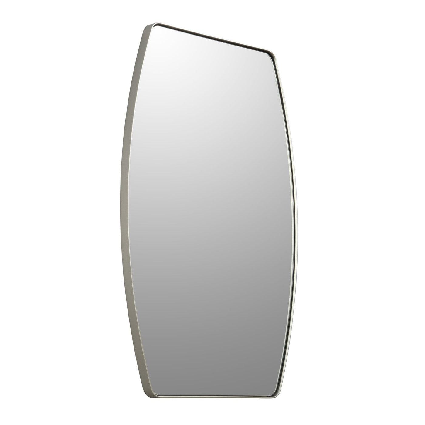 Miroir mural oblong en métal MacLuu