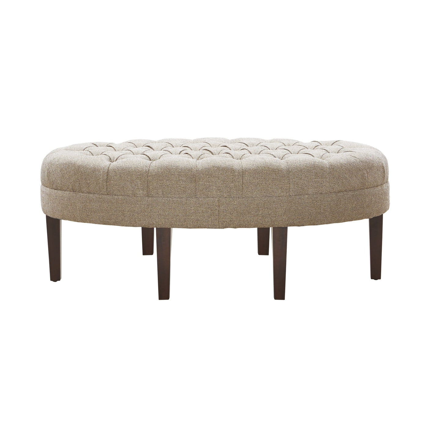 Pouf rembourré en bois massif avec planche de surf touffetée Madision Park Chase