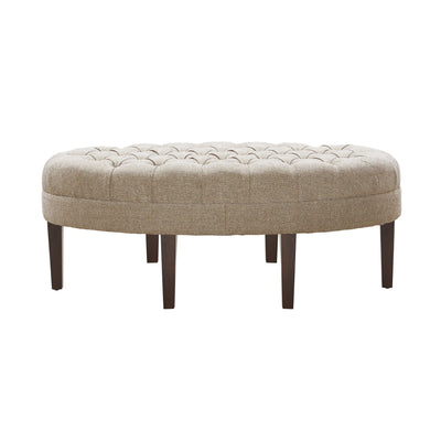 Pouf rembourré en bois massif avec planche de surf touffetée Madision Park Chase