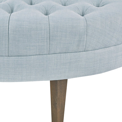 Pouf rembourré en bois massif avec planche de surf touffetée Madision Park Chase