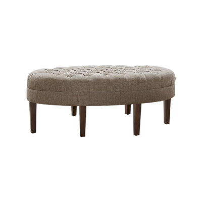 Pouf rembourré en bois massif avec planche de surf touffetée Madision Park Chase