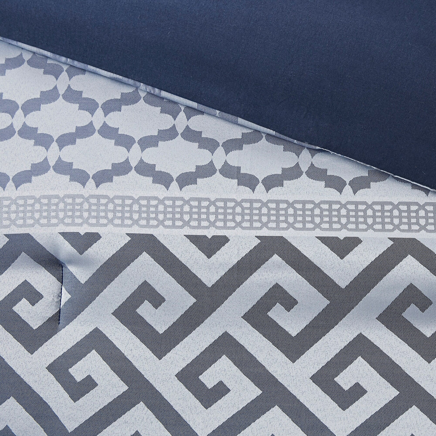 Ensemble de couette jacquard géométrique Madison Park Christian 7 pièces