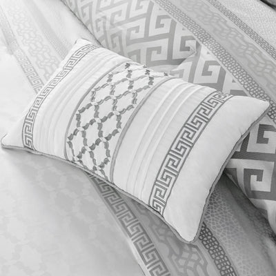 Ensemble de couette jacquard géométrique Madison Park Christian 7 pièces