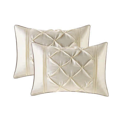 Madison Park Essentials Loretta 24 pièces dans un sac avec panneaux de fenêtre et ensemble de draps