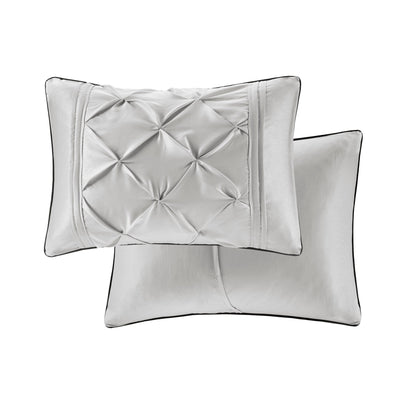 Madison Park Essentials Loretta 24 pièces dans un sac avec panneaux de fenêtre et ensemble de draps