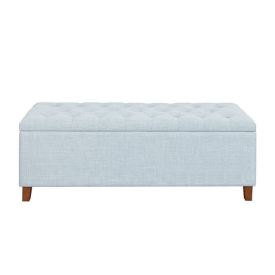 Banc de rangement rembourré à plateau capitonné Sasha de Madison Park