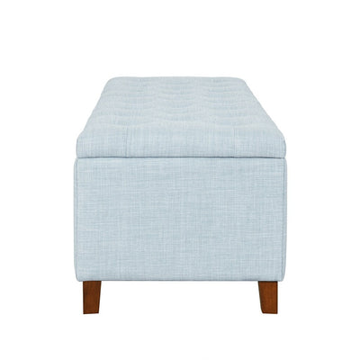 Banc de rangement rembourré à plateau capitonné Sasha de Madison Park