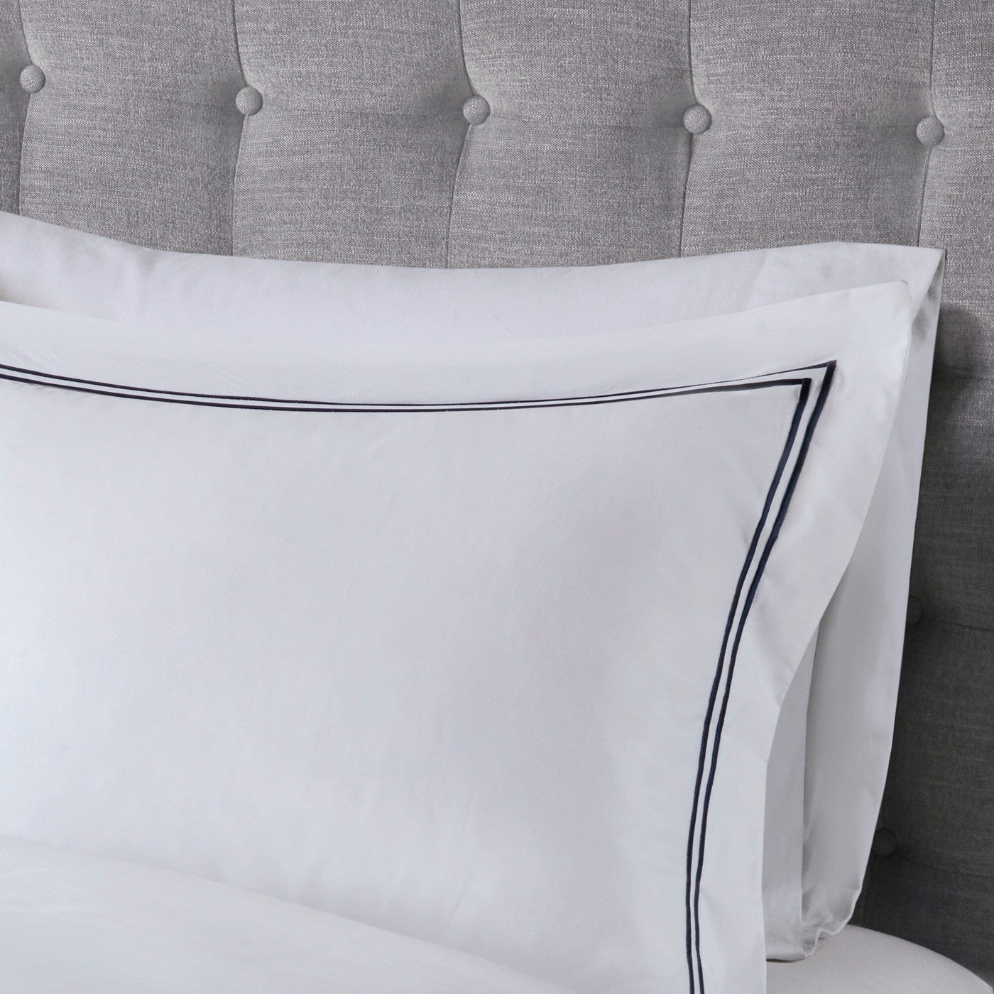 Parure de lit Madison Park Signature 500 fils au pouce carré, 100 % satin de coton brodé, collection de luxe