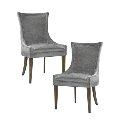 Chaises de salle à manger rembourrées Madison Park Signature Ultra avec pieds en bois (lot de 2) - N/A