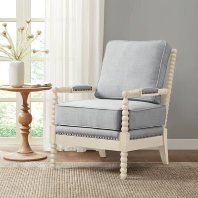 Fauteuil à cadre en bois tourné Madison Park Donohue