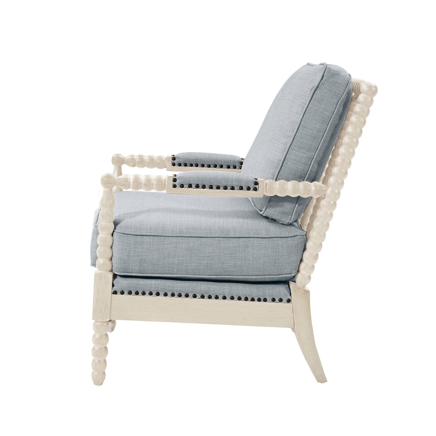 Fauteuil à cadre en bois tourné Madison Park Donohue