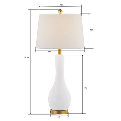 Ensemble de lampes de table en céramique 28,5 avec USB (lot de 2)