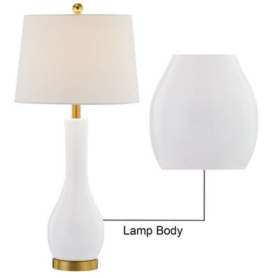 Ensemble de lampes de table en céramique 28,5 avec USB (lot de 2)