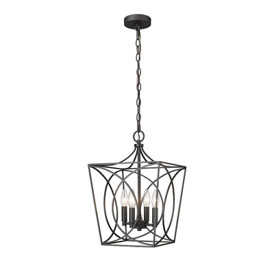 Luminaire suspendu Millennium Lighting Tracy à 4 lumières, disponible en plusieurs finitions