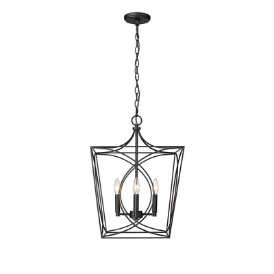 Luminaire suspendu Millennium Lighting Tracy à 4 lumières, disponible en plusieurs finitions