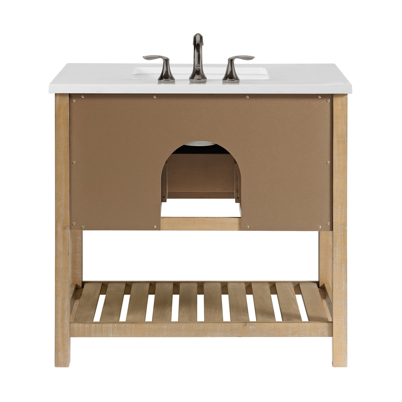 Meuble-lavabo simple de style ferme Monterey 37 avec dessus