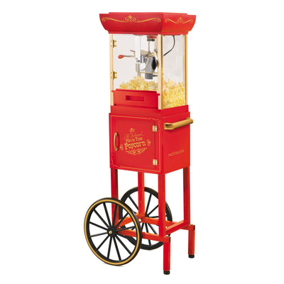 Bouilloire de style cinéma de 2,5 oz, chariot à popcorn de 10 tasses et 48 pouces