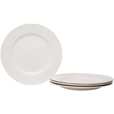 Service de table Nantucket blanc 18 pièces Red Vanilla