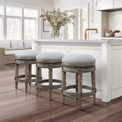 Tabouret de bar pivotant sans dossier Chapman 26 pouces de New Ridge Home Goods - Hauteur comptoir