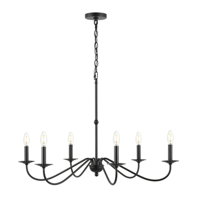 Lustre LED en fer à 6 lumières, 34,75 $, par JONATHAN Y