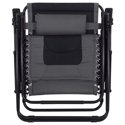 Fauteuil de salon surdimensionné XL rembourré à gravité zéro, accoudoirs larges, inclinable et réglable avec porte-gobelet - N/A