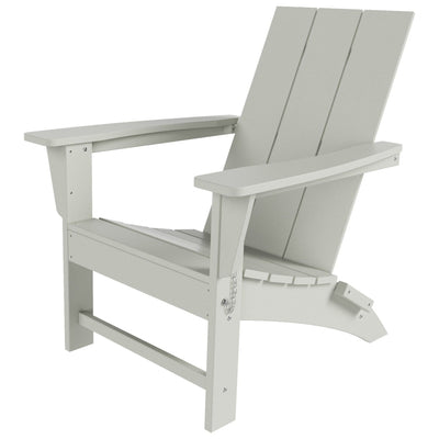 Chaise Adirondack pliante Polytrends Shoreside moderne et écologique, idéale pour les commerces et les résidences, toutes saisons