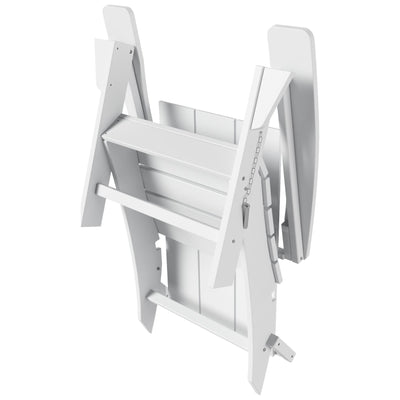 Chaise Adirondack pliante Polytrends Shoreside moderne et écologique, idéale pour les commerces et les résidences, toutes saisons