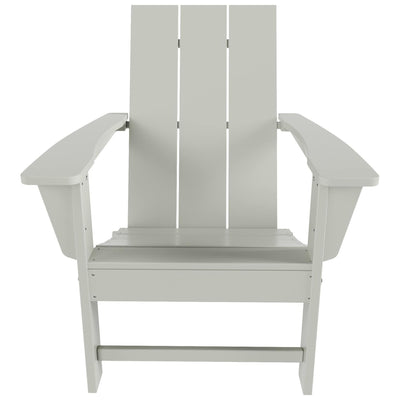 Chaise Adirondack pliante Polytrends Shoreside moderne et écologique, idéale pour les commerces et les résidences, toutes saisons