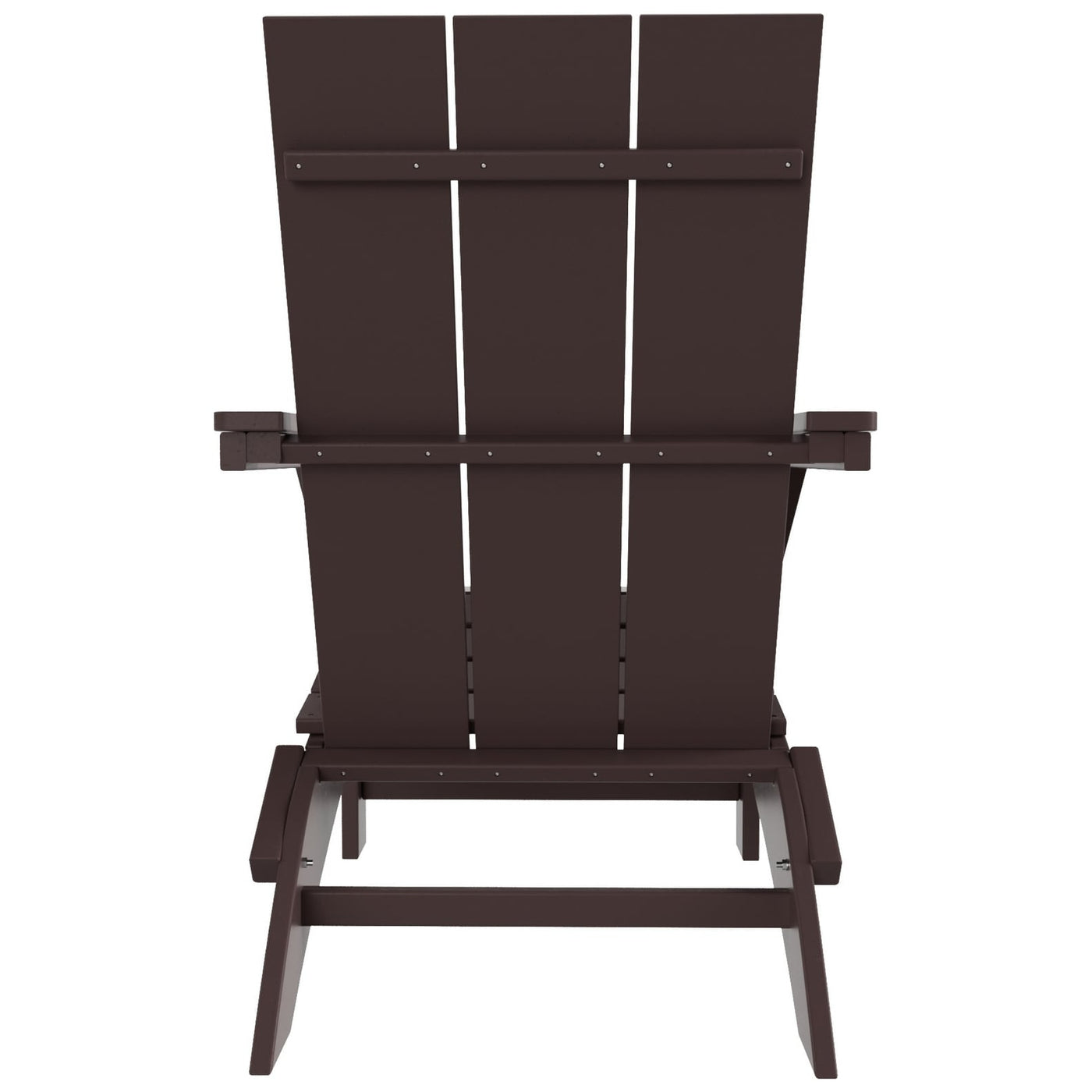 Chaise Adirondack pliante Polytrends Shoreside moderne et écologique, idéale pour les commerces et les résidences, toutes saisons