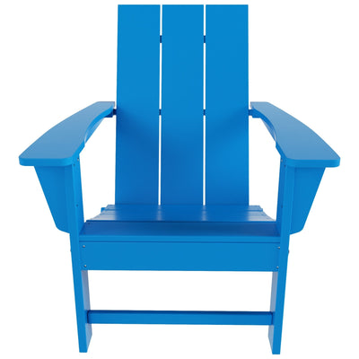 Chaise Adirondack pliante Polytrends Shoreside moderne et écologique, idéale pour les commerces et les résidences, toutes saisons