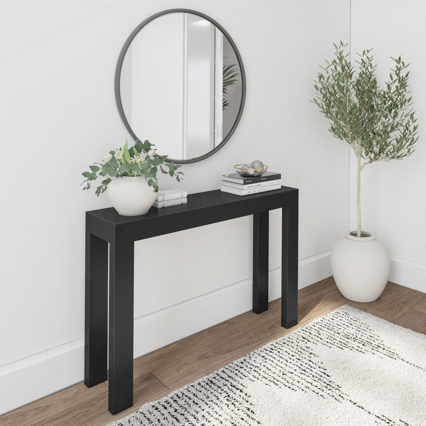 Console moderne en planches et poutres - 46