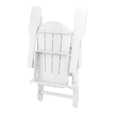Chaises pliantes Adirondack Polytrends Laguna résistantes aux intempéries (lot de 2)