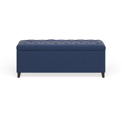 Banc de rangement rembourré à plateau capitonné Sasha de Madison Park