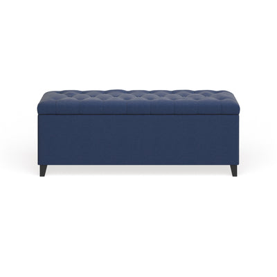Banc de rangement rembourré à plateau capitonné Sasha de Madison Park