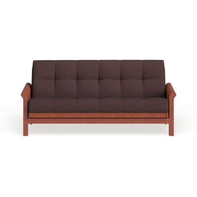 Matelas futon en sergé de 10 pouces d'épaisseur (simple, double ou grand lit)