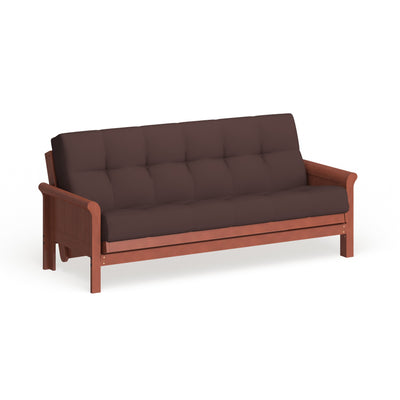 Matelas futon en sergé de 10 pouces d'épaisseur (simple, double ou grand lit)