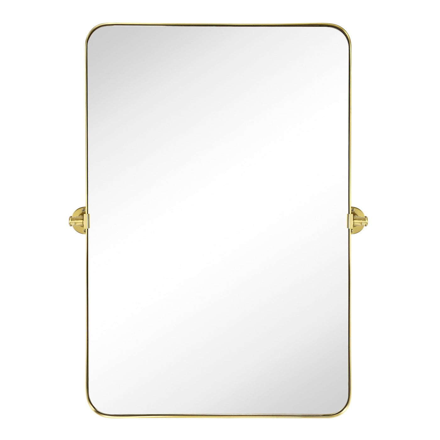 Miroir mural rectangulaire pivotant et inclinable en métal TEHOME Jonathan