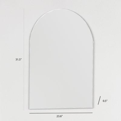 Miroir de salle de bain moderne sans cadre Rita Arch