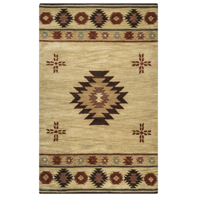 Tapis en laine touffeté à la main Alora Decor Ryder Southwestern