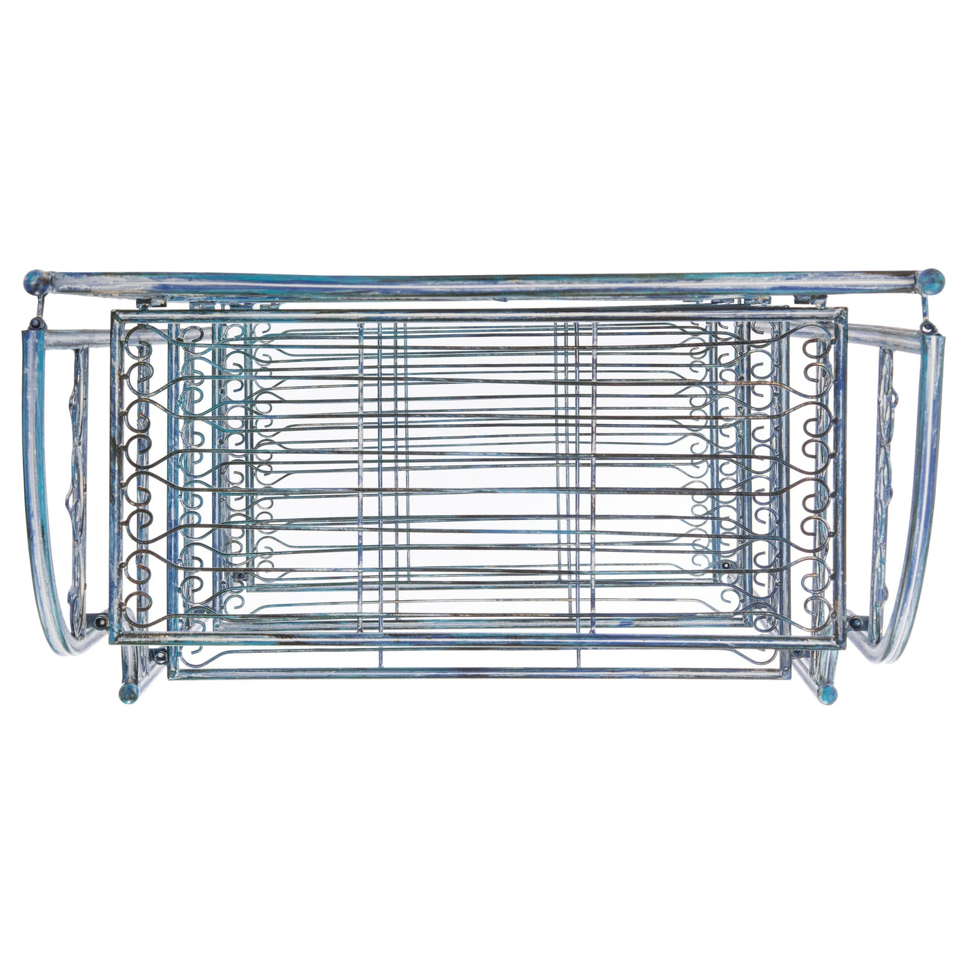 Étagère de boulangerie d'extérieur à 4 niveaux en fer forgé victorien SAFAVIEH Bryn - 25 po L x 15 po P x 63 po H - 25L x 15P x 63H