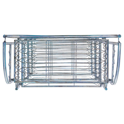 Étagère de boulangerie d'extérieur à 4 niveaux en fer forgé victorien SAFAVIEH Bryn - 25 po L x 15 po P x 63 po H - 25L x 15P x 63H