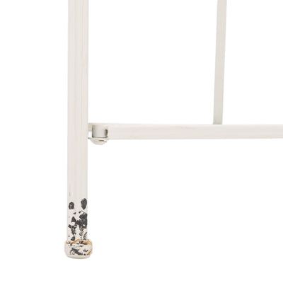 Étagère de boulangerie d'extérieur à 4 niveaux en fer forgé victorien SAFAVIEH Bryn - 25 po L x 15 po P x 63 po H - 25L x 15P x 63H
