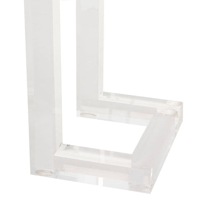Console Safavieh Couture Camryn en acrylique transparent (60 l x 10 l x 30 h)