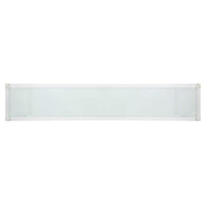 Console Safavieh Couture Camryn en acrylique transparent (60 l x 10 l x 30 h)