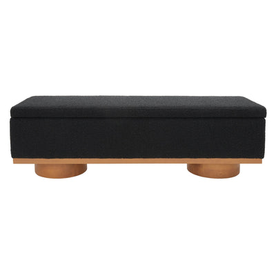 Banc de rangement SAFAVIEH Couture Sunneva Boucle - 61 po L x 20 po P x 19 po H - 61L x 20P x 19H
