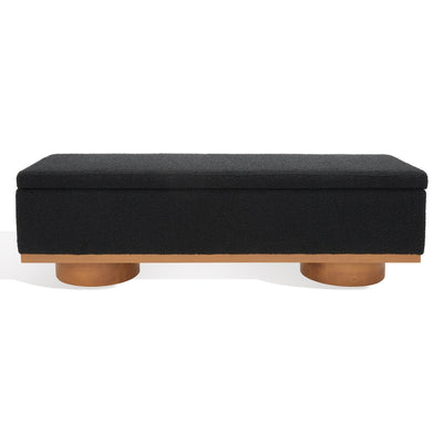 Banc de rangement SAFAVIEH Couture Sunneva Boucle - 61 po L x 20 po P x 19 po H - 61L x 20P x 19H